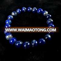 Good prices natural lapis lazuli 8mm round bead stone bracelet